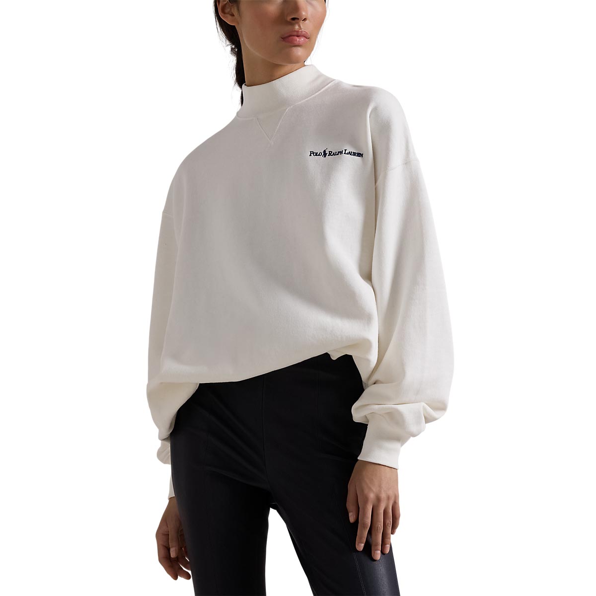 Polo Ralph Lauren Logo Fleece Mockneck