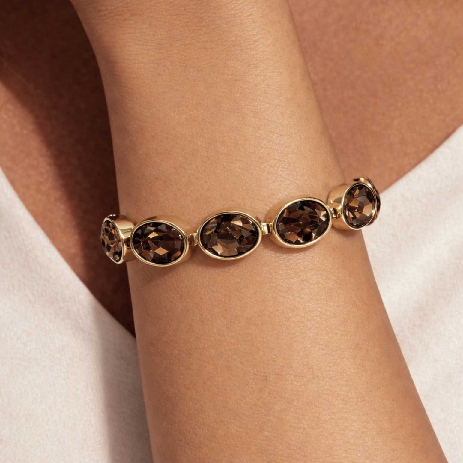 Dyrberg Kern Opaline Sg Brown Bracelet
