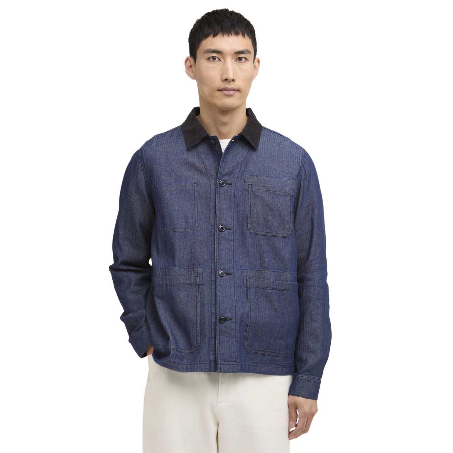Barbour International Piligan Herringbone Denim Overshirt