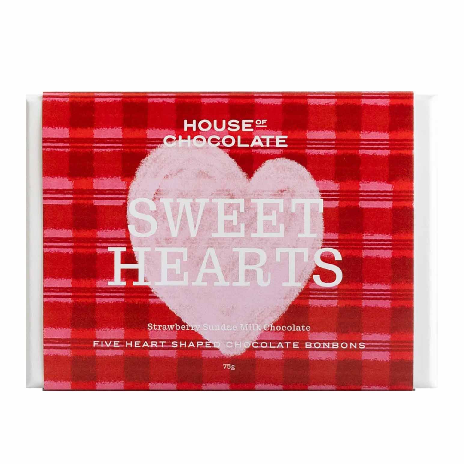 House of Chocolate Strawberry Sundae Milk Chocolate Bonbons