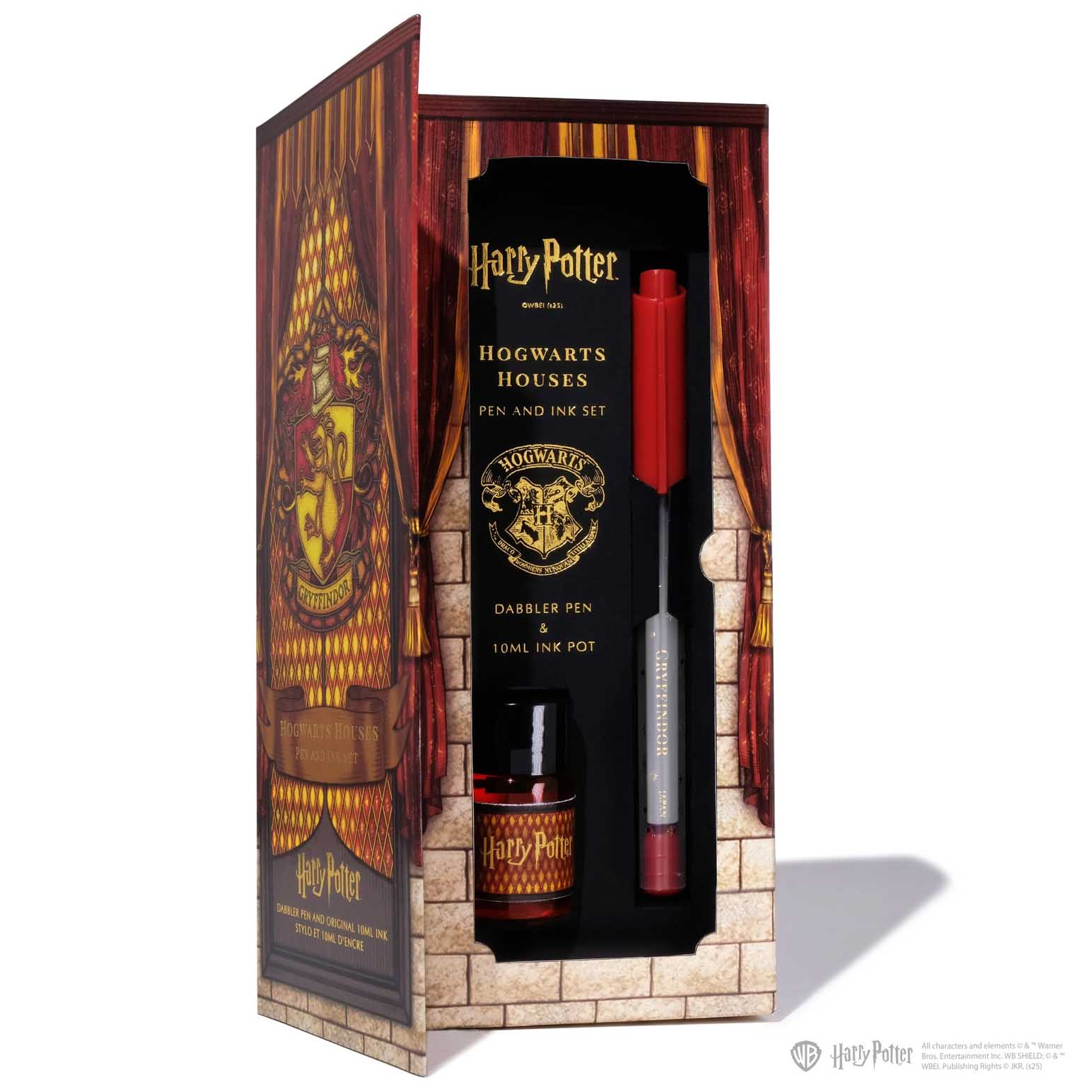 Ferris Wheel Press WB Harry Potter Gryffindor Dabbler Pen & 10ml Ink Set