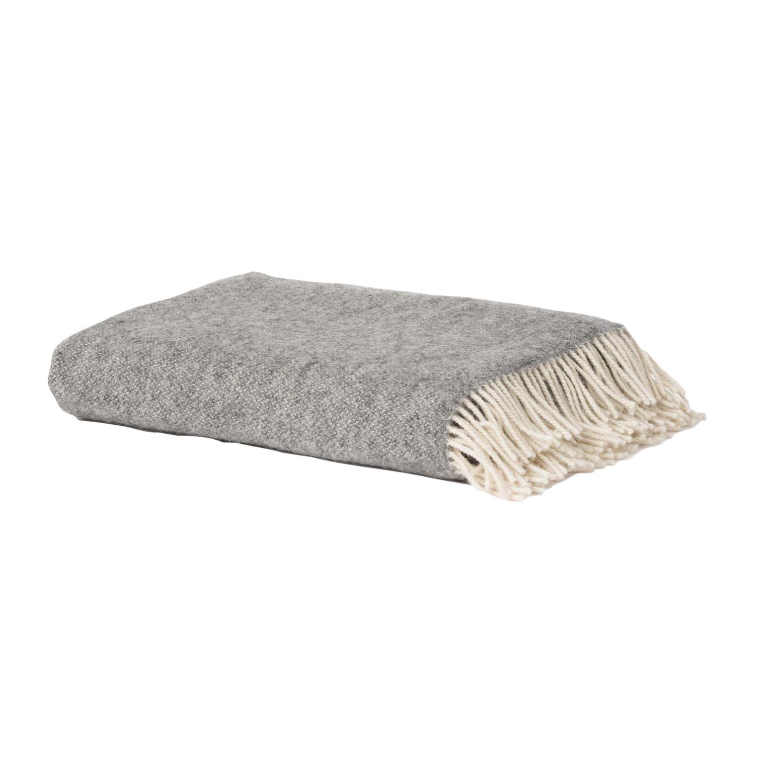 Citt&agrave; Wool Throw Grey 130x180cm