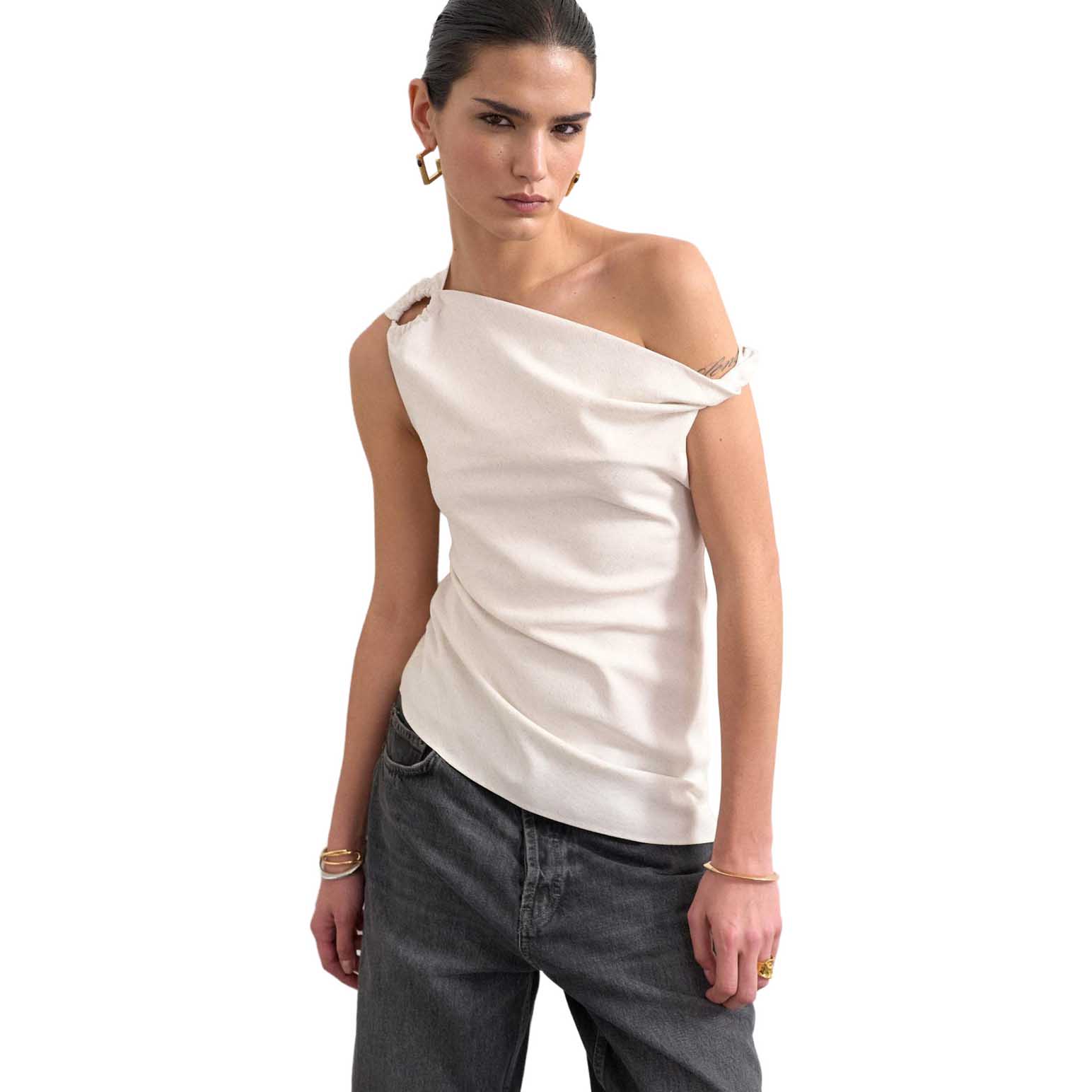 TOPSHOP Talula Asymmetric Top