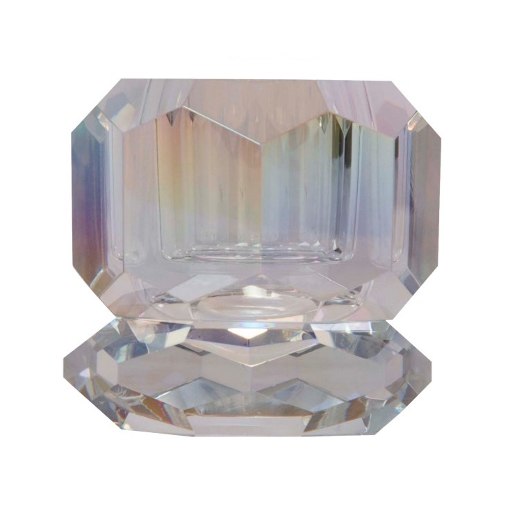 Eja Crystal Candlestick Holder