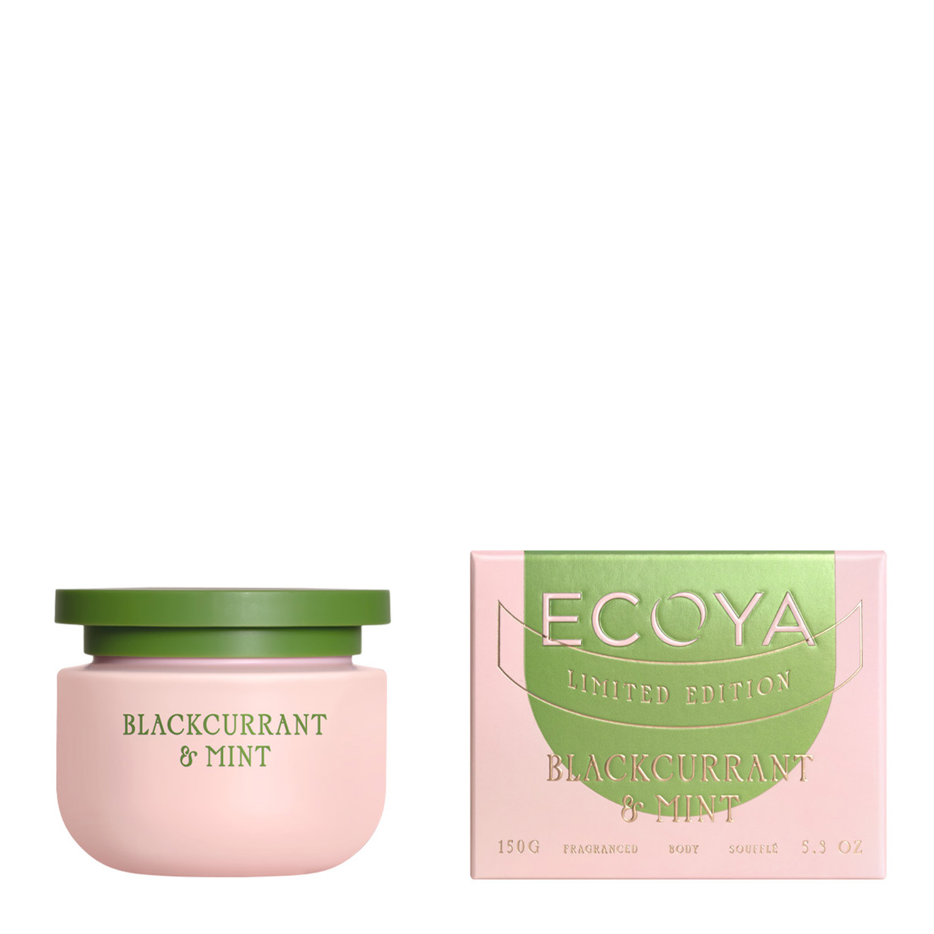 ECOYA Body Souffle Blackcurrant & Mint 150g
