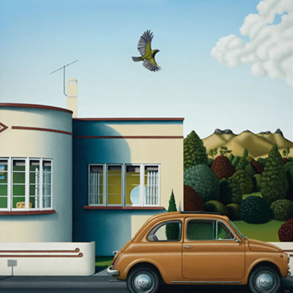 Hamish Allan Korimako Box Frame 30x30cm