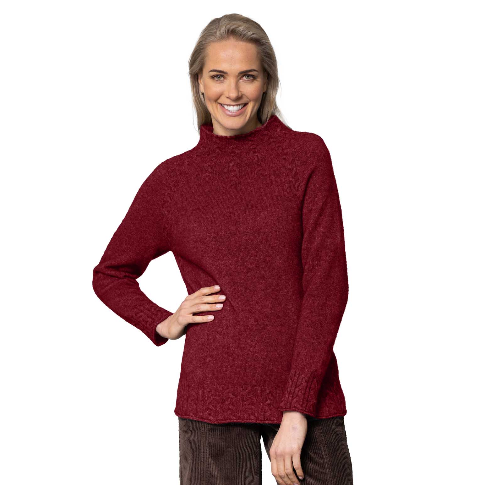 Noble Wilde Cable Funnel Neck