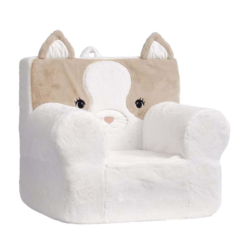 Pottery Barn Kids Cozy Critter Juniper Cat Taupe Chair