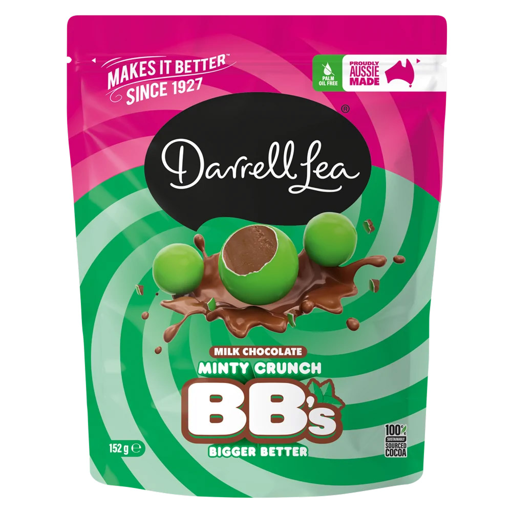 Darrell Lea Minty Crunch BB’s 152g