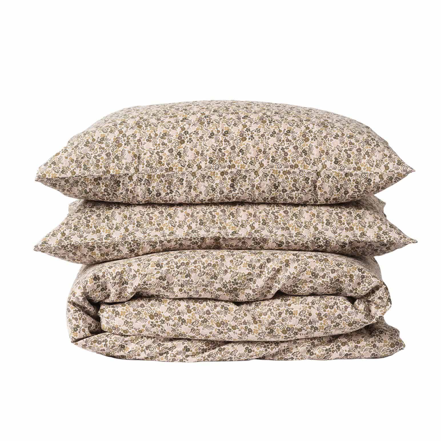 Città Wildflower Linen Duvet Cover Ivy Multi Q 210X210cm