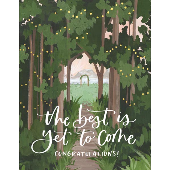 Wedding Trees Card
