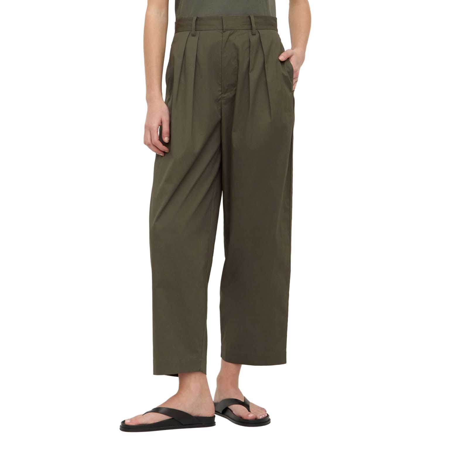 Assembly Label Geno Poplin Pant Moss