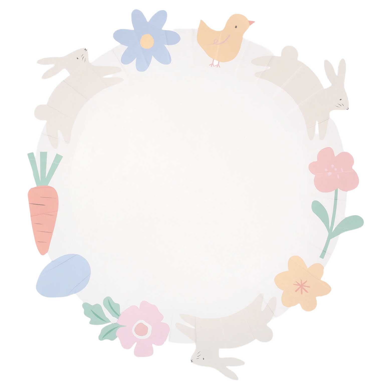 Meri Meri Easter Icons Edged Dinner Plates (x8)
