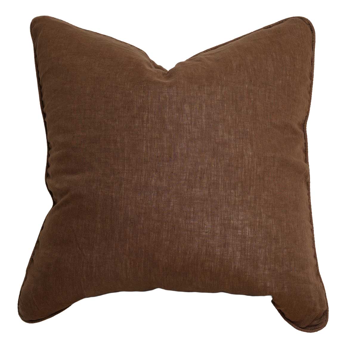 Home Lab 100% French Flax Linen Feather Filled Cushion
