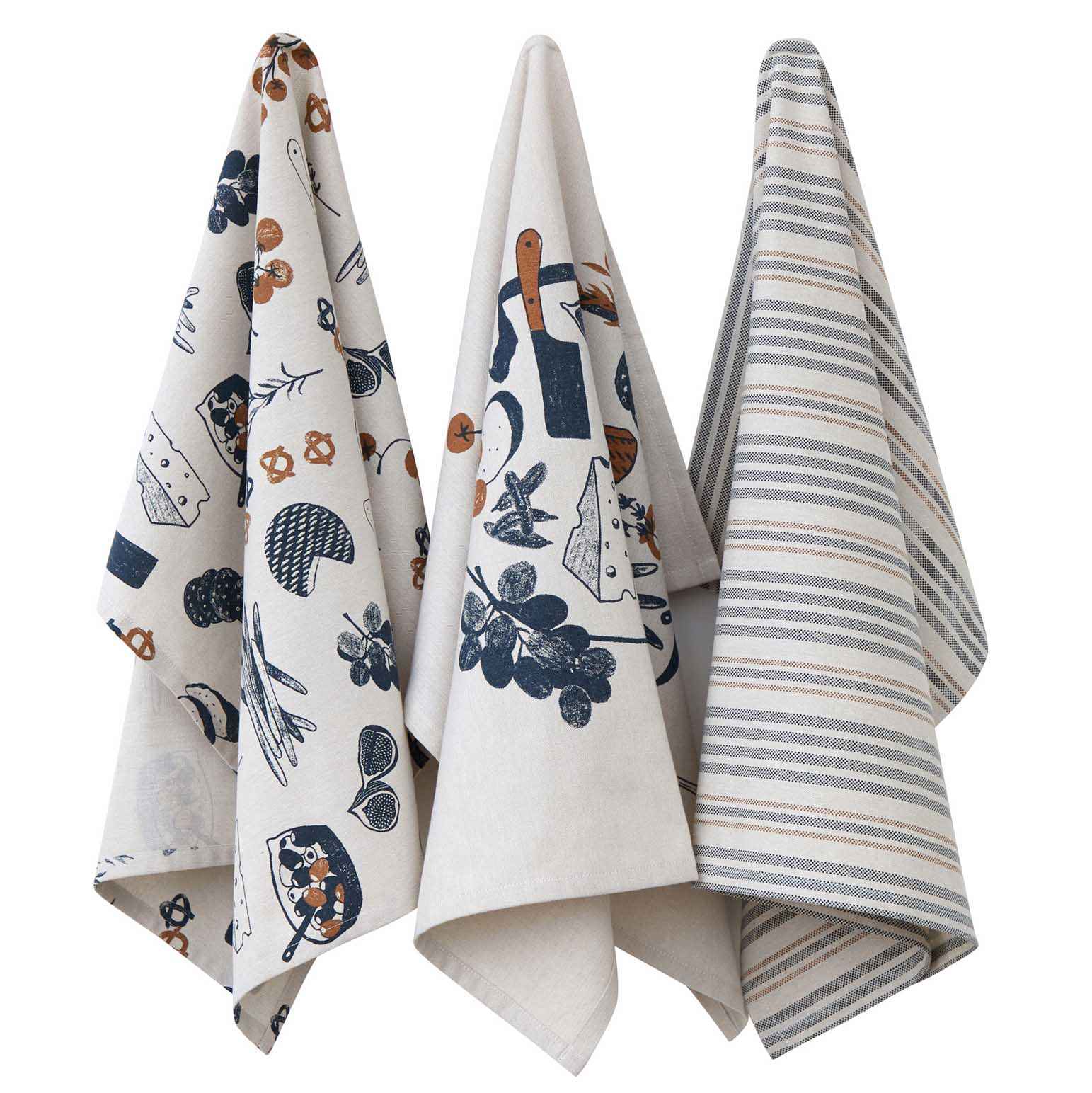 Wallace Cotton Antipasto Tea Towel Set