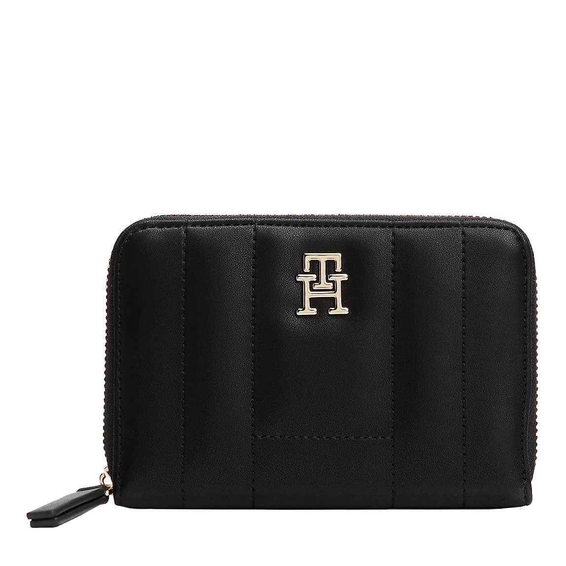 Tommy Hilfiger TH Monogram Flag Quilted Zip-Around Wallet