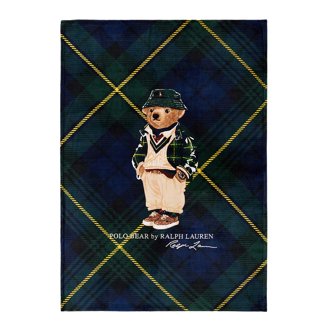 Polo Ralph Lauren Highmoore Polo Bear Throw Blanket 50x70