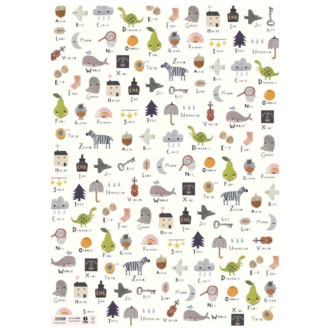 James Ellis Stevens Alphabet Wrap