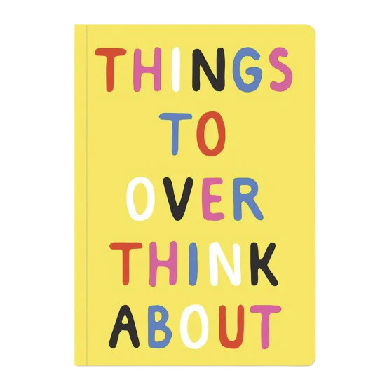 Ohh Deer Things To Overthink About A5 Smooth Soft Cover Notebook