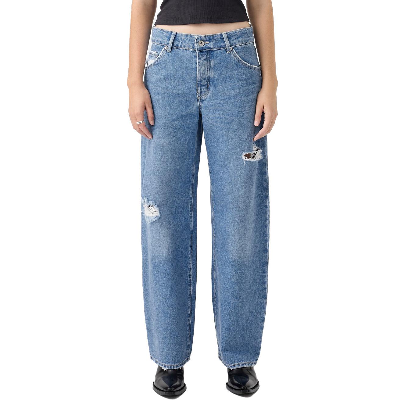 Outland Denim Avril Low Slouchy Wide Jeans