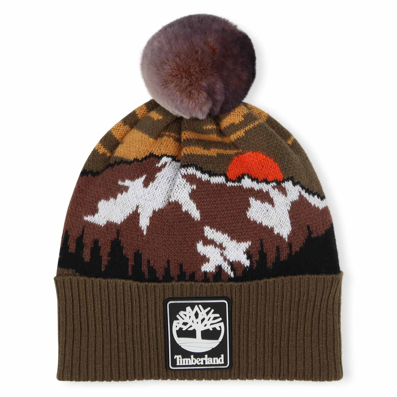 Timberland Jacquard Pom-Pom Beanie T1 - T2