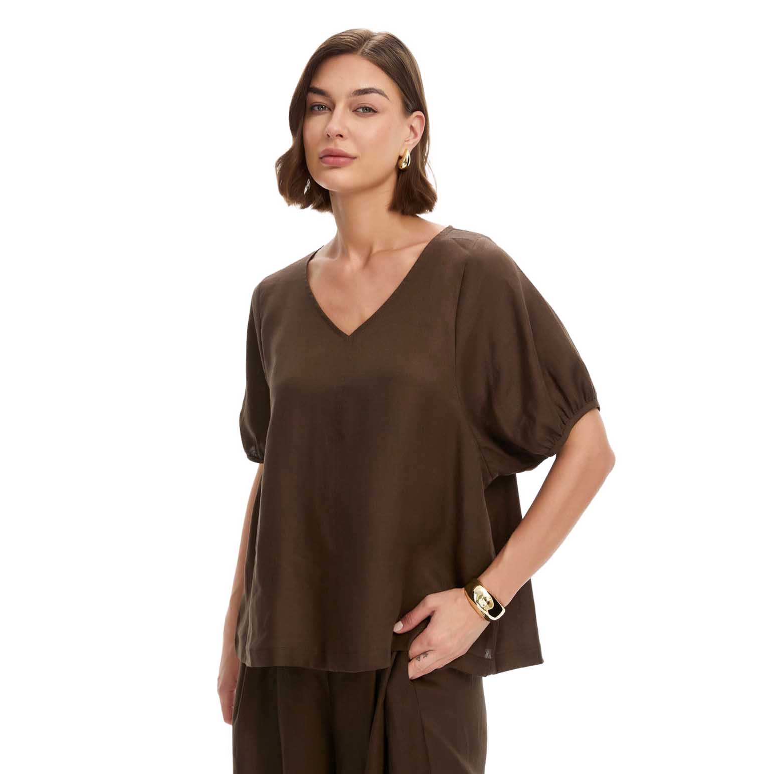 TIRELLI Bishop Sleeve Top