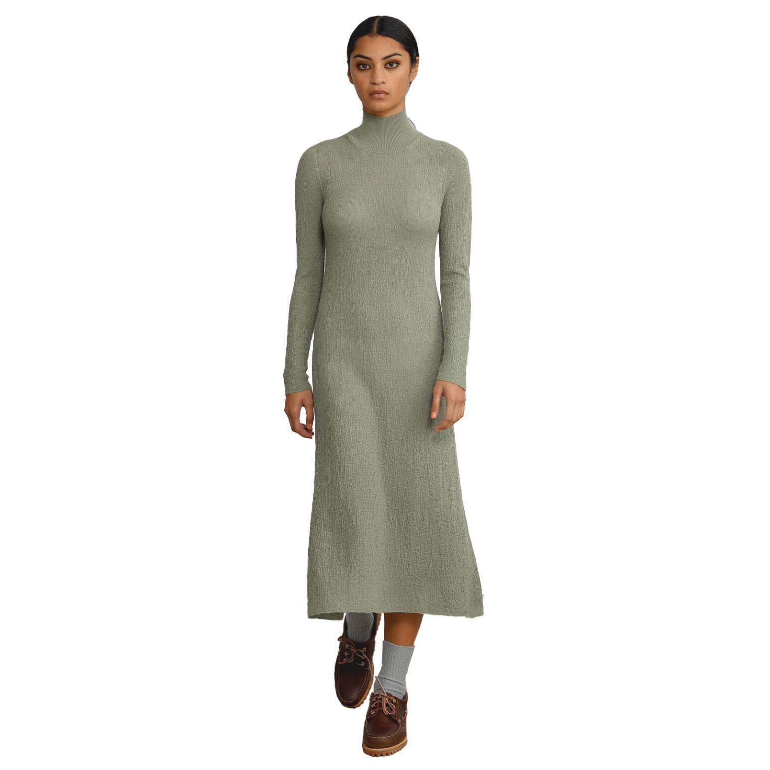 Standard Issue Merino Tweedy Skivvy Dress