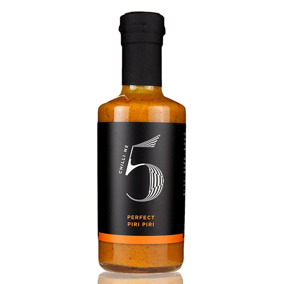 Chilli No. 5 Perfect Piri Piri Hot Pepper Sauce Bottle 200ml