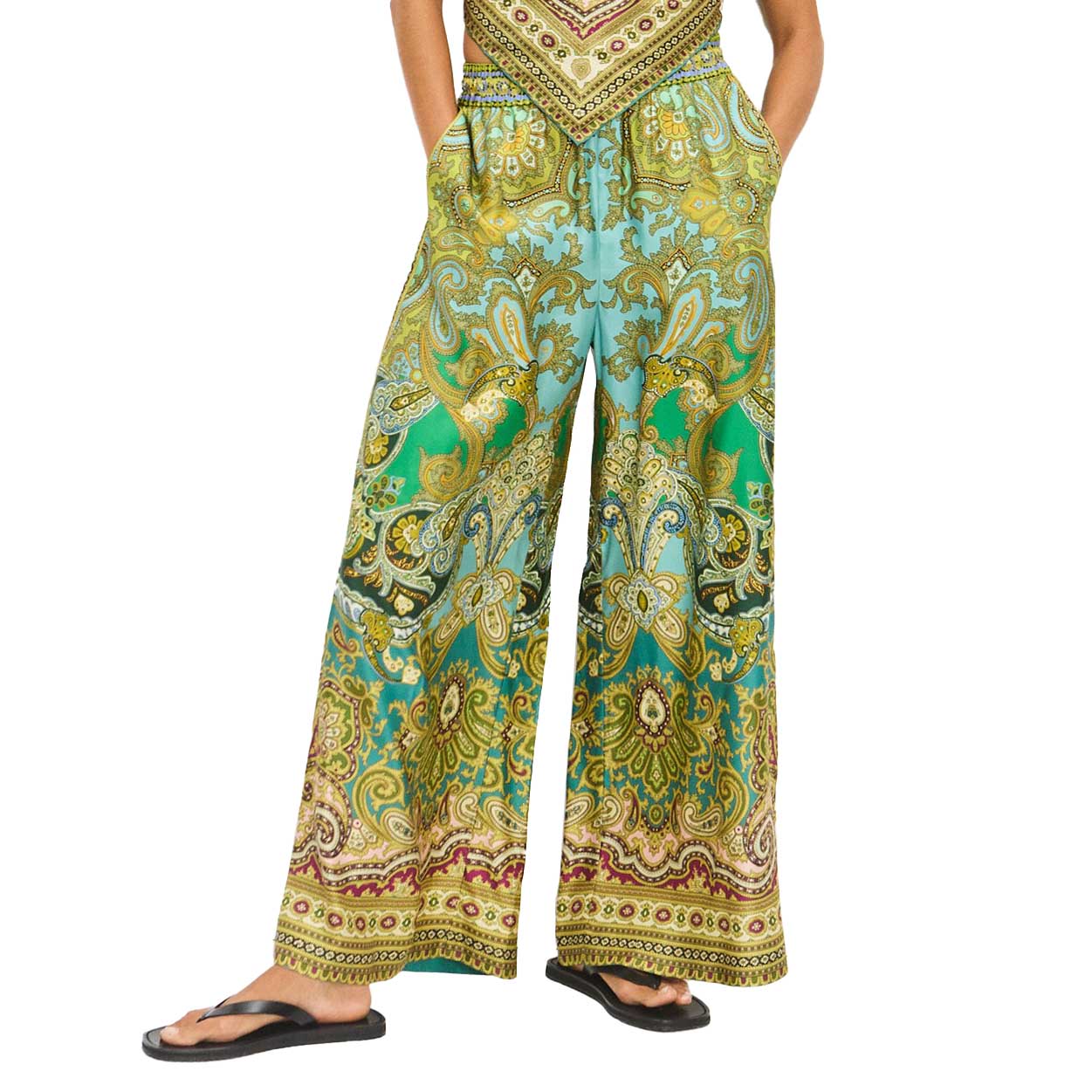ALÉMAIS Clemenza Silk Pant