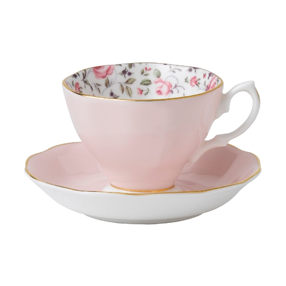 Royal Albert Rose Confetti Teacup & Saucer 185ml