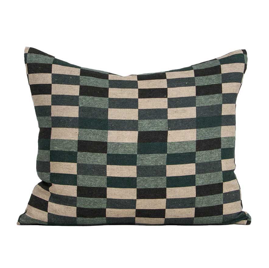 Baya Hugo Cushion With Feather Inner - Sky 45x55cm