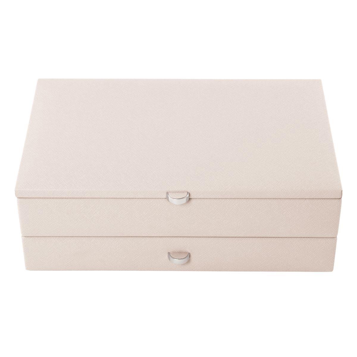 Stackers Medium Boutique Jewellery Box Blush