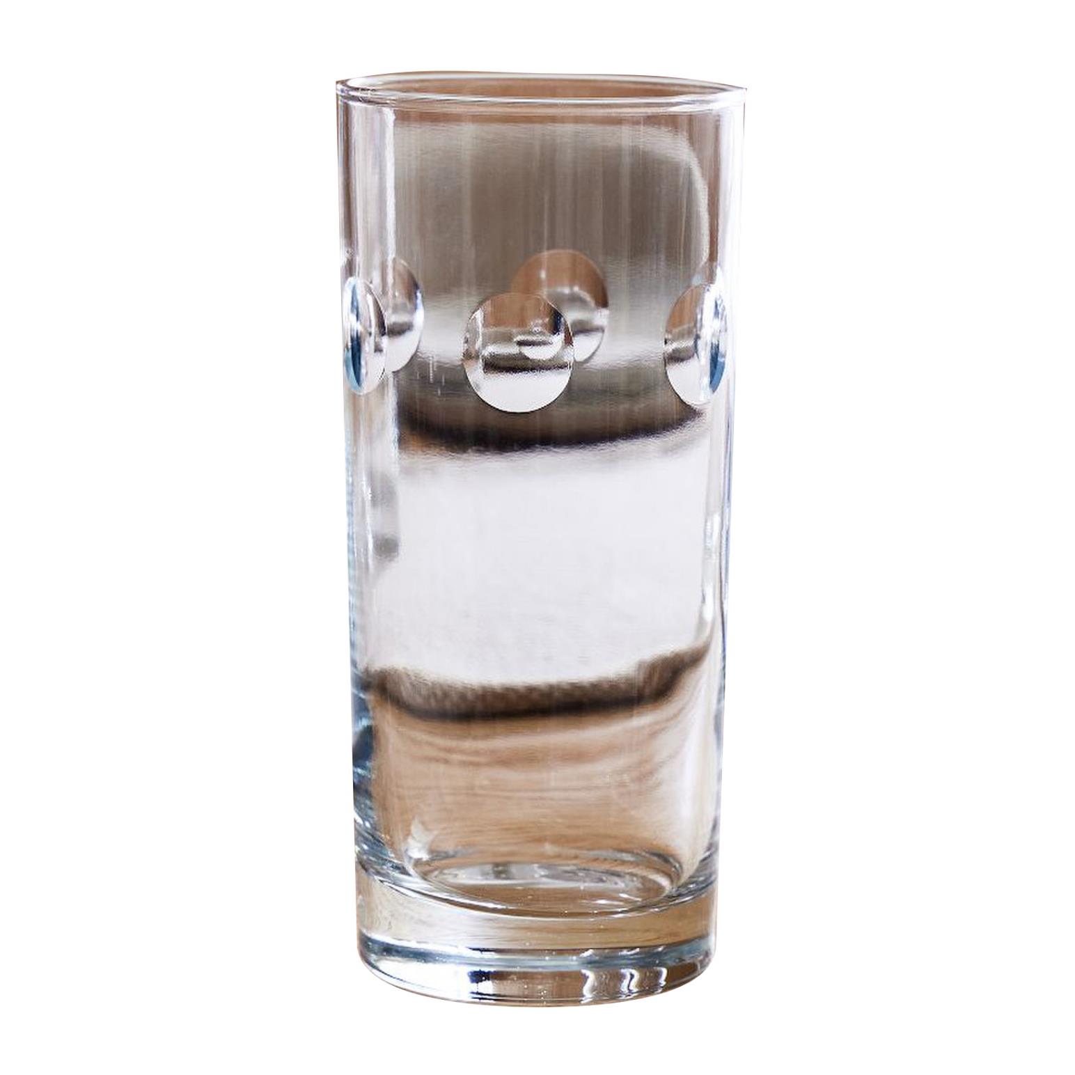 West Elm Dot Glass High Ball