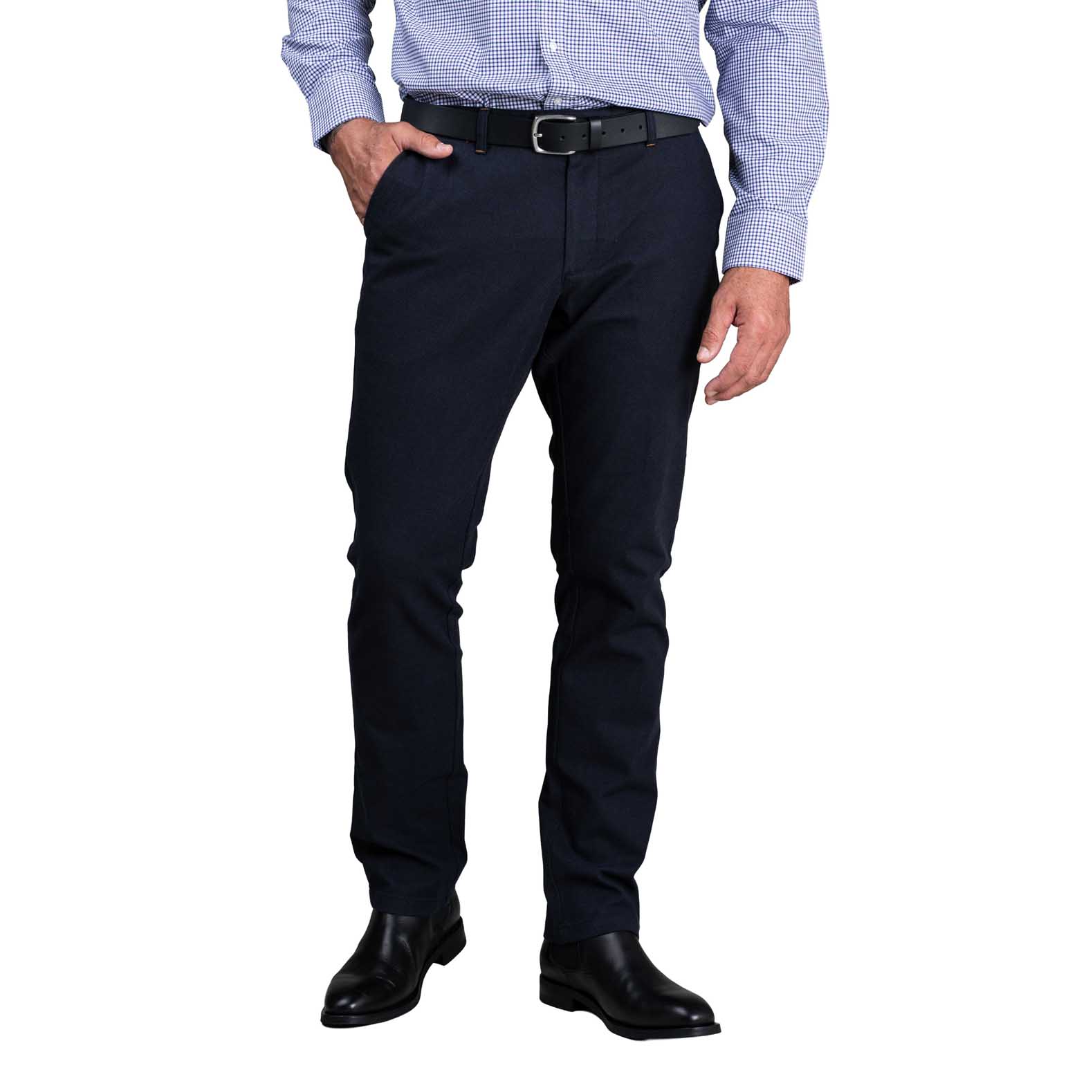 Rembrandt Tyler Navy Birdseye Chinos