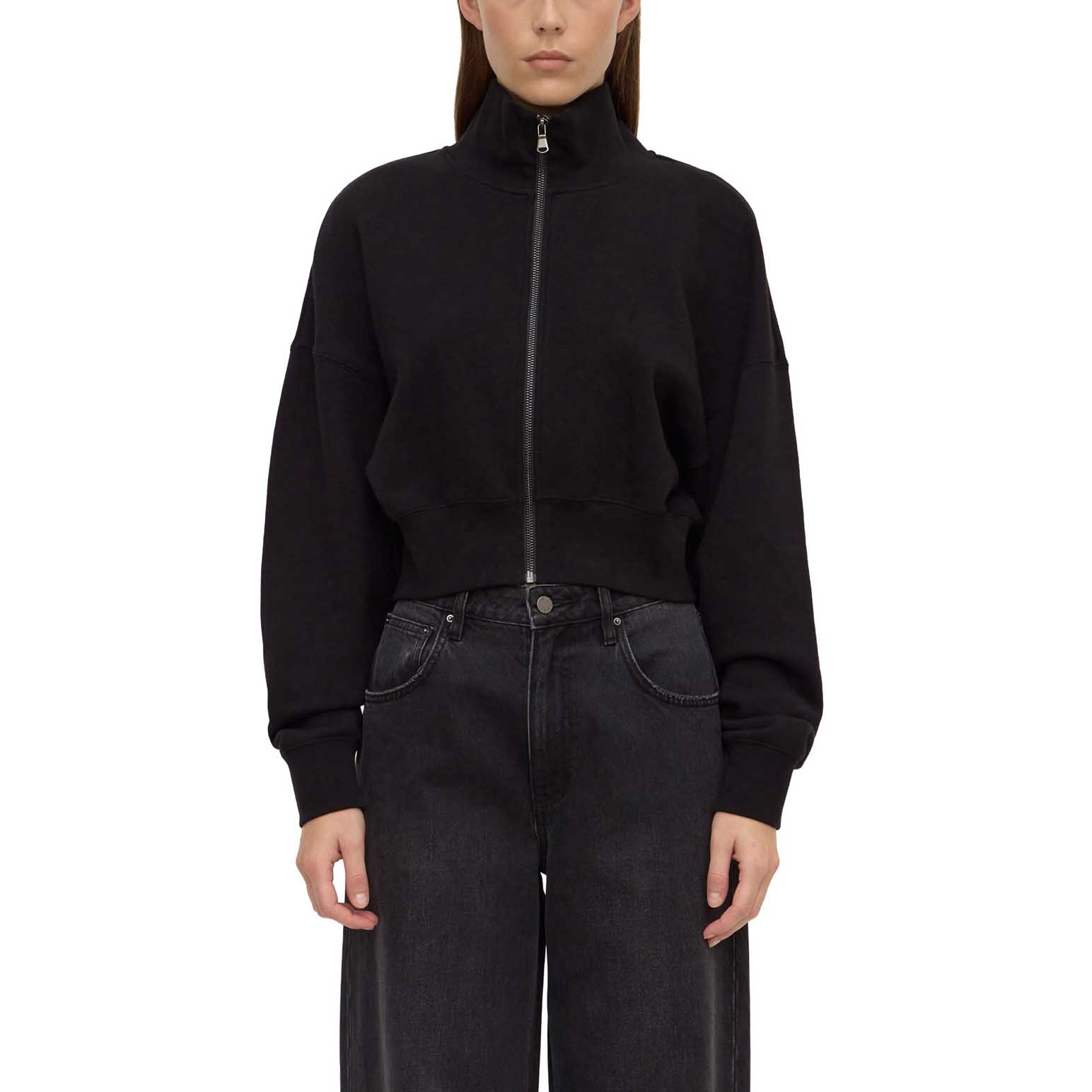 Assembly Label Brushed Cotton Jacket Black