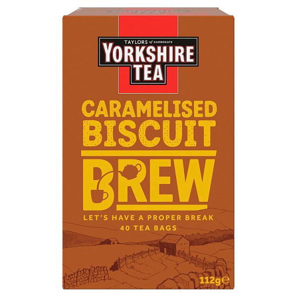 Taylors Yorkshire Caramelised Biscuit Brew 40 Tea Bags 112g