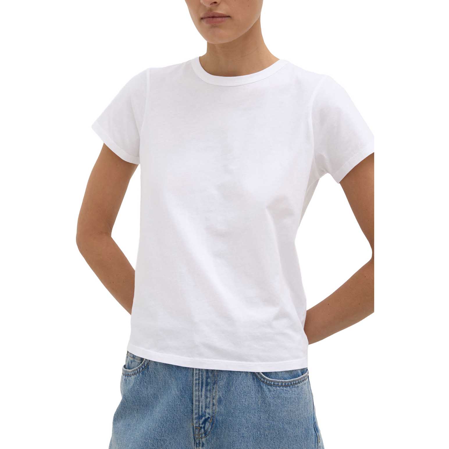 Assembly Label Indi Short Sleeve Tee White