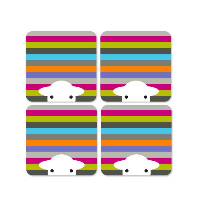 Herdy Peep Coaster Set