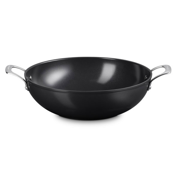 Le Creuset ENSC Wok Pan With Handle 32cm
