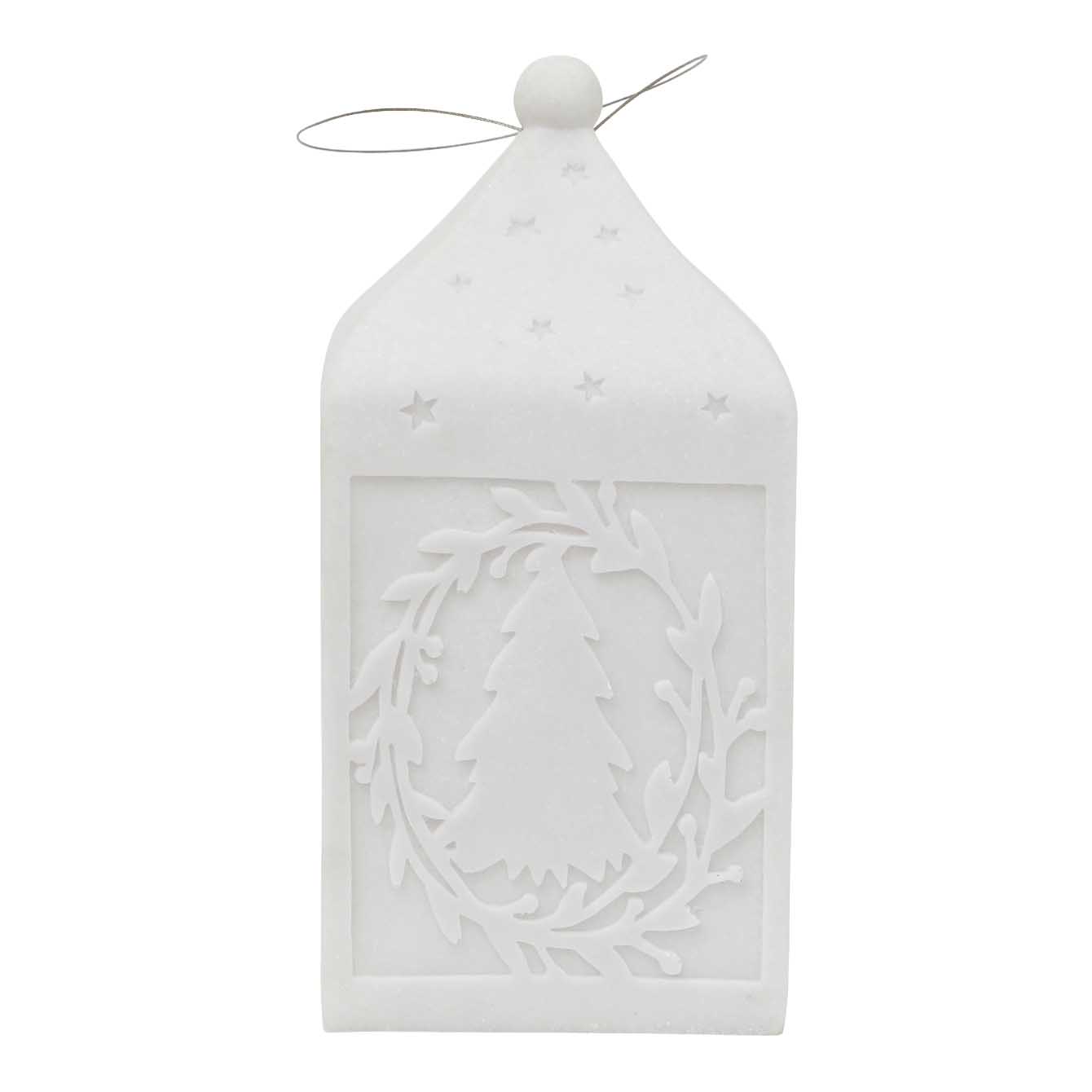 French Country Lantern with Tree Light Up