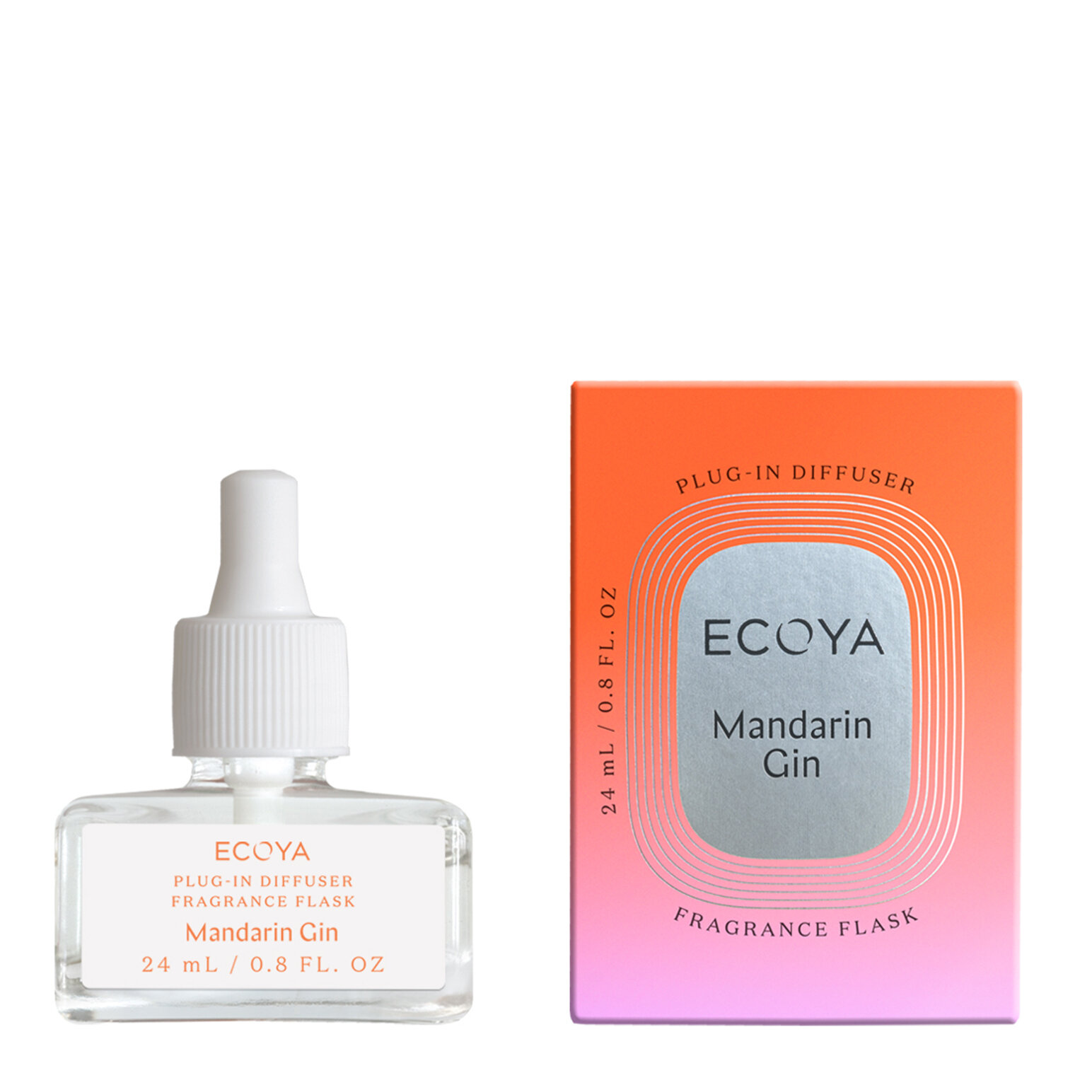 ECOYA Plug-In Diffuser Fragrance Flask 24ml: Mandarin Gin