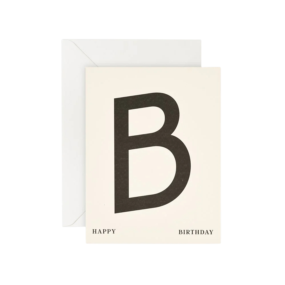 Lettuce Happy Birthday Typography Card