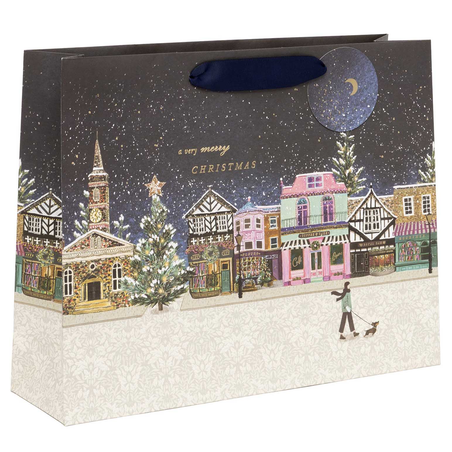 Image Gallery LS Nostalgia Lane Large Christmas Bag