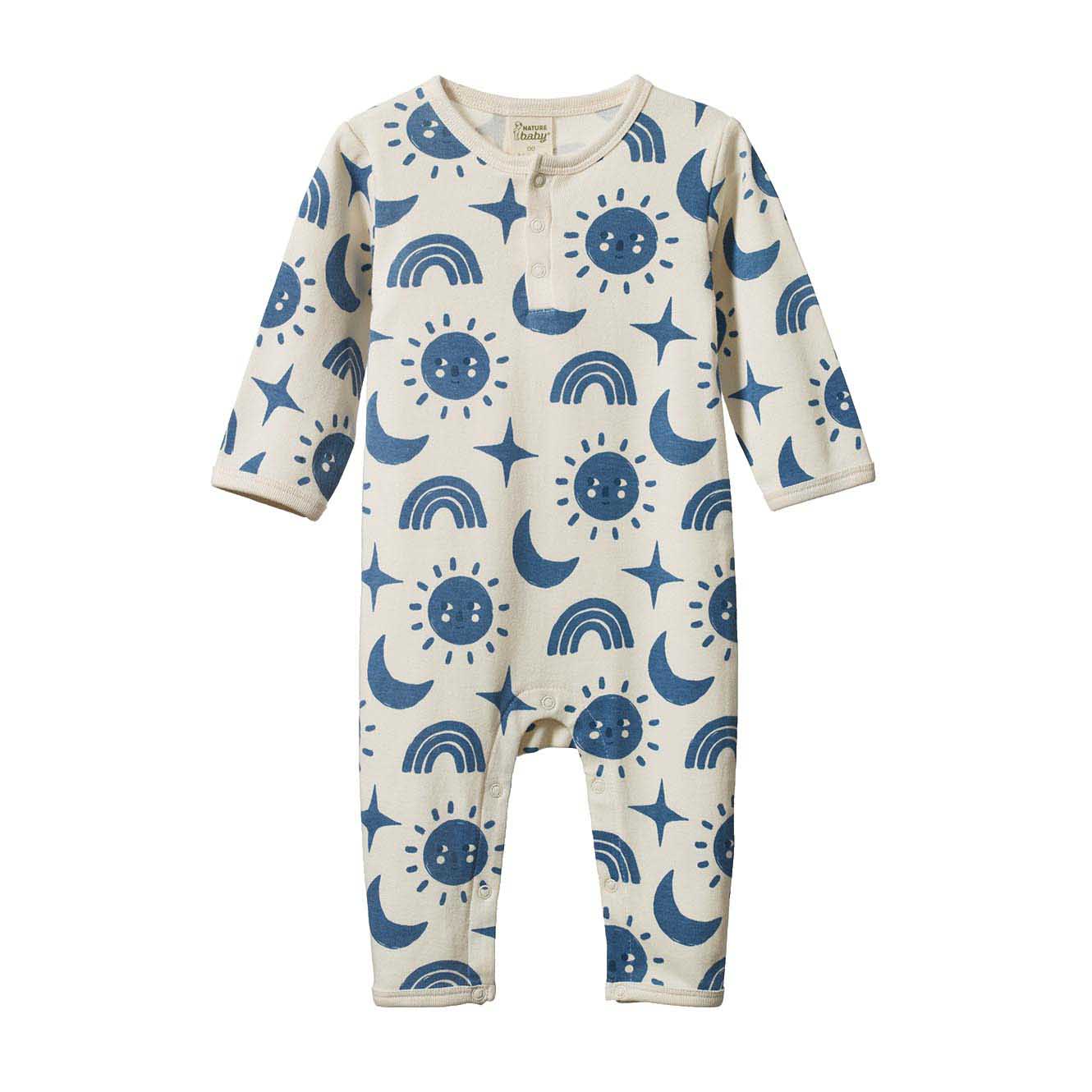 Nature Baby Henley Pyjama Suit
