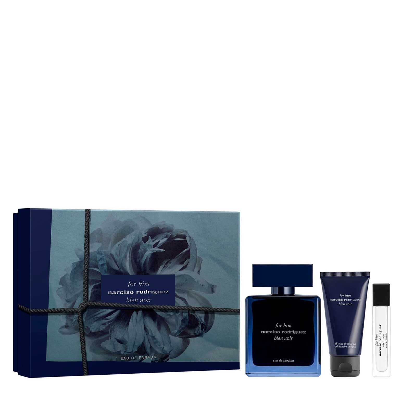 Narciso Rodriguez Bleu Noir For Him 100ml EDP 2Pc Christmas Gift Set