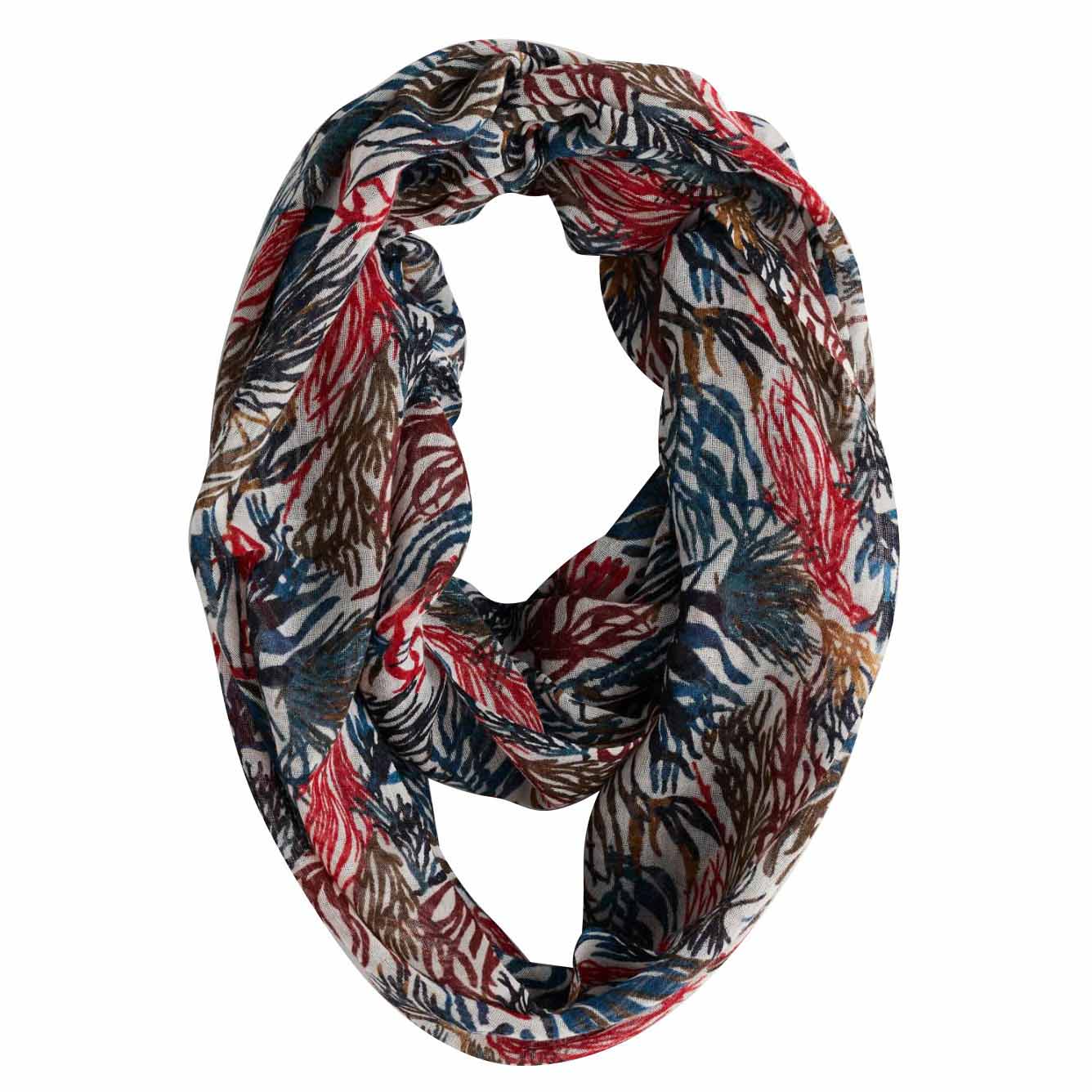 Seasalt Cornwall Pretty Circle Scarf River Kelp Chalk