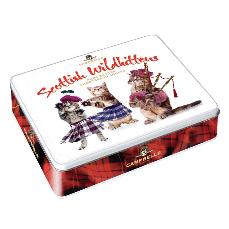 MacDonalds Shortbread Fingers Dancing Cats Tin 300g