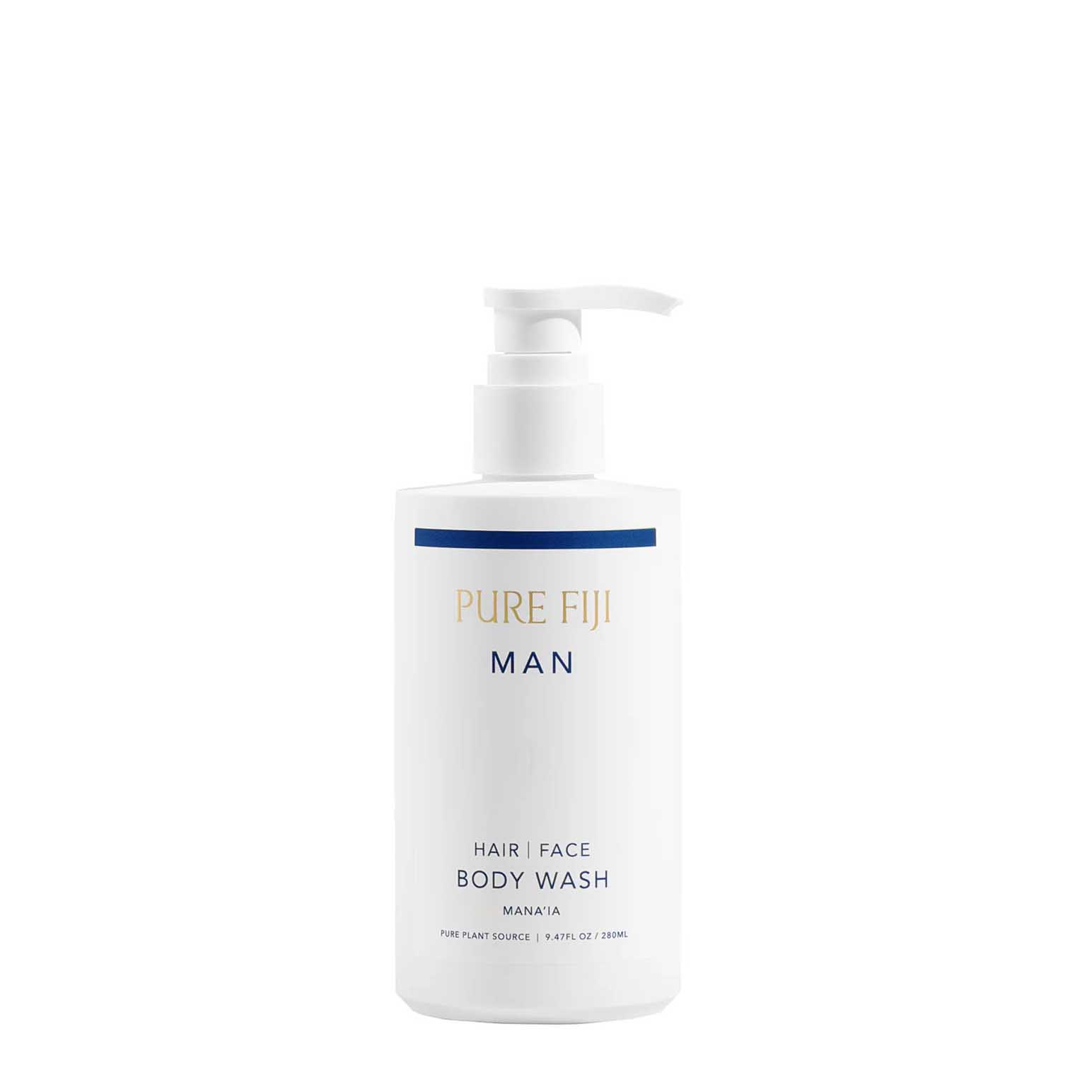 Pure Fiji MAN Hair Face & Body Wash - Mana'ia 280ml