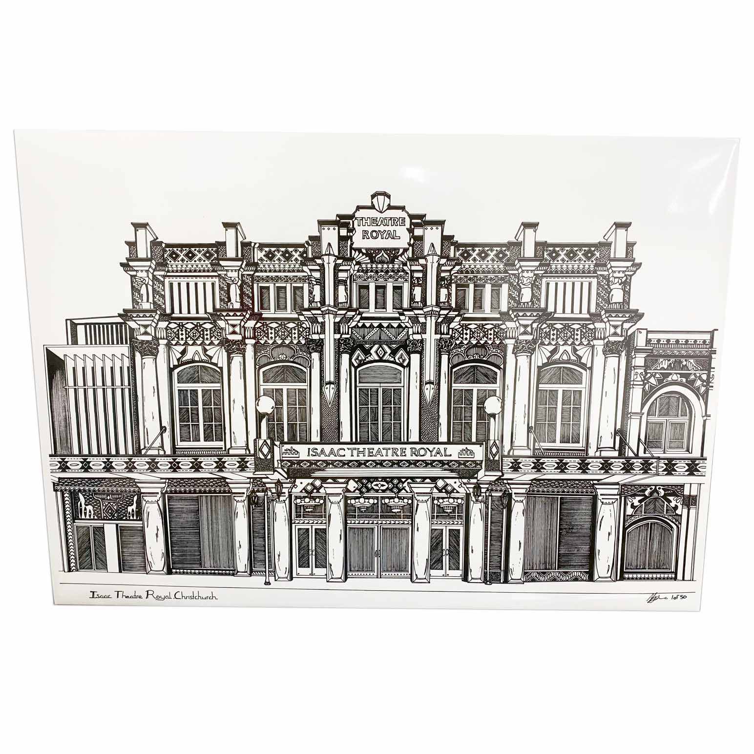 Nathan Kaye Limited Edition Unframed A2 Print Isaac Theatre Royal