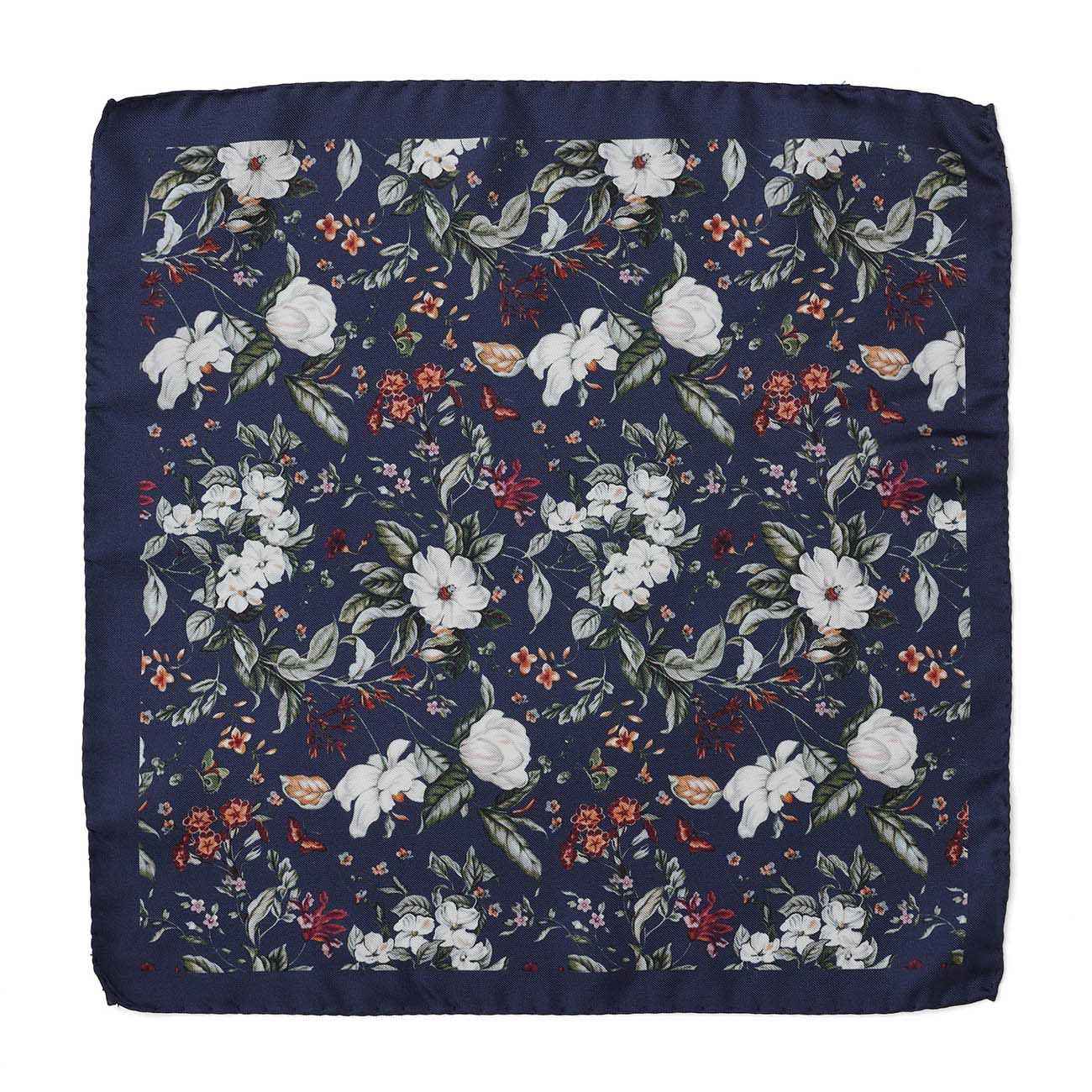 Cambridge Magnolia Pocket Square